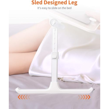 SAIJI Adjustable Laptop Desk for Bed, Foldable & Ergonomic