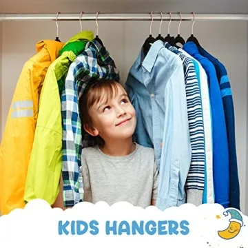 Premium House Day Velvet Kids Hangers for Quality Organization