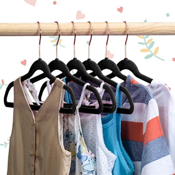 Premium House Day Velvet Kids Hangers for Quality Organization