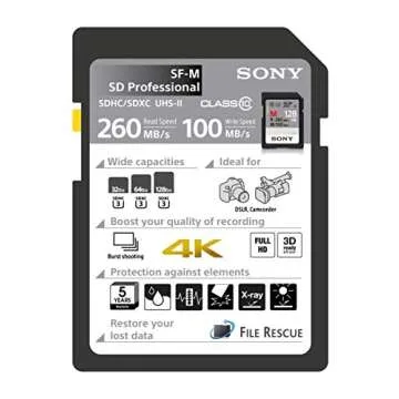 Sony M Series SDXC UHS-II Card 64GB with V60 Speed