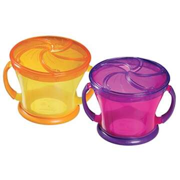 Munchkin Two Snack Catchers, Colors May Vary