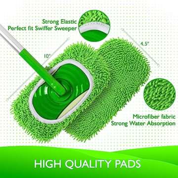 Yicotira Reusable Mop Pads - Clean Floors Sustainably