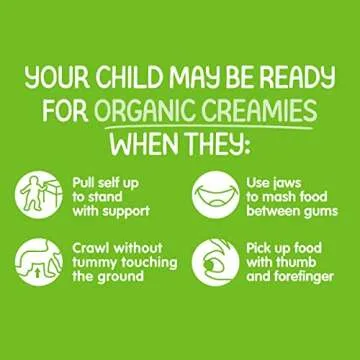 Happy Baby Organics Creamies Fruit & Veggie Snacks