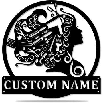 Custom Barber Personalized Decoration for Hairstyle Lovers