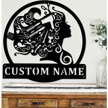 Custom Barber Decor Ideal for Hairstyle Lovers