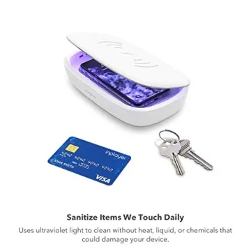 mophie Smartphone Light Sanitizer & Wireless Charger