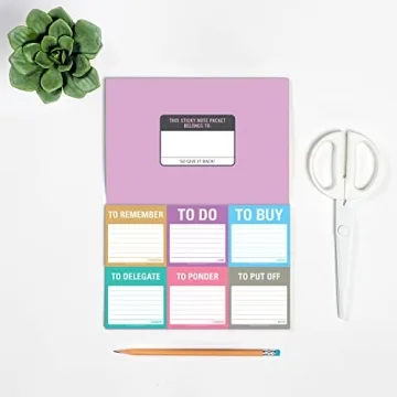 Knock Knock Sticky Notes Packet for Effective Organization