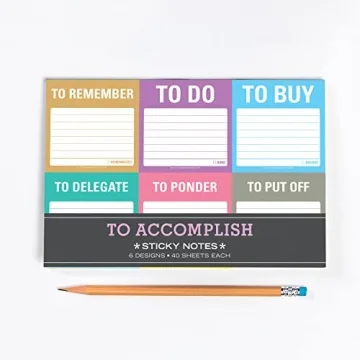 Knock Knock Sticky Notes Packet for Effective Organization