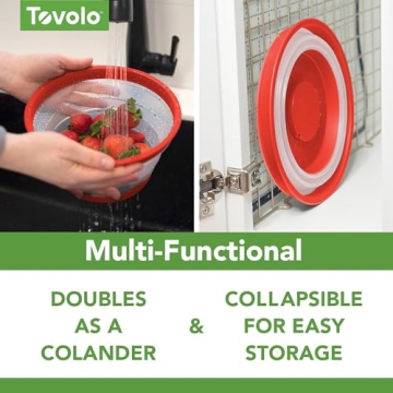 Tovolo 3-Pack Microwave Splatter Covers Red