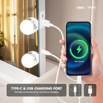 Stylish Hasipu Vanity Mirror with LED Lights