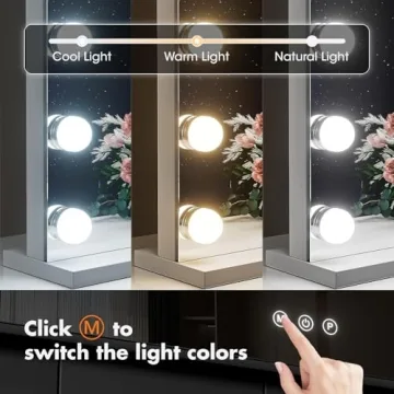 Stylish Hasipu Vanity Mirror with LED Lights