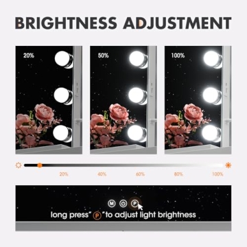 Stylish Hasipu Vanity Mirror with LED Lights