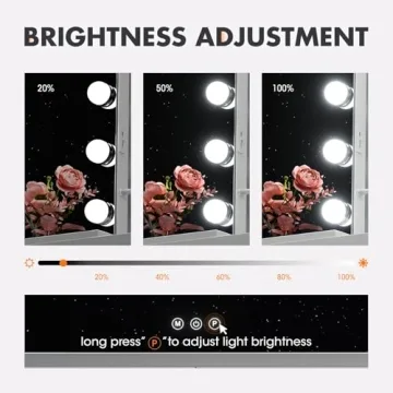 Stylish Hasipu Vanity Mirror with LED Lights