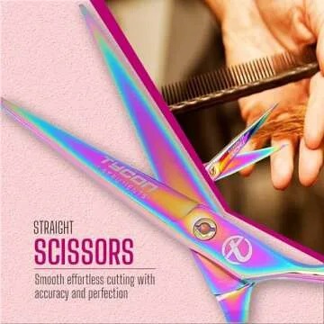 Tycon Hair Cutting Scissors - Ergonomic & Sharp Professional Shears