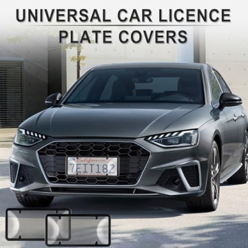 Alpmosn License Plate Covers for Stylish Vehicle Protection