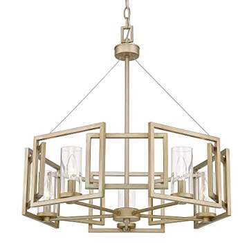 Golden Lighting Marco 5 Light Chandelier- Chandeliers, Dining Room Light Fixture, Chandeliers for Dining Room, Ceiling Light, Ceiling Light Fixture, Lights, Kitchen Chandeliers for Dining Room