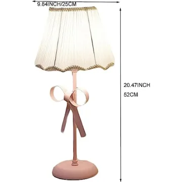 Nordic Pink Table Lamp for Girls Bedroom Decor