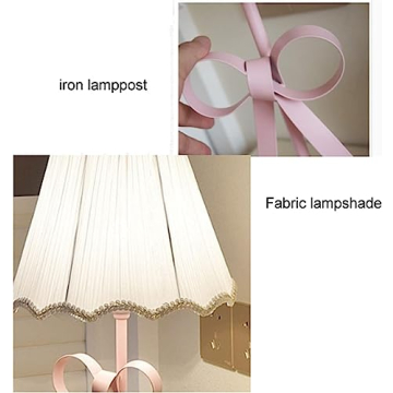 Nordic Pink Table Lamp for Girls Bedroom Decor