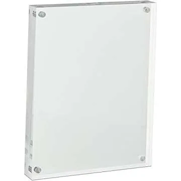 Juvale Magnetic Acrylic Picture Frame - 5x7 Inch (2 Pack)