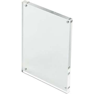Juvale Magnetic Acrylic Picture Frame - 5x7 Inch (2 Pack)
