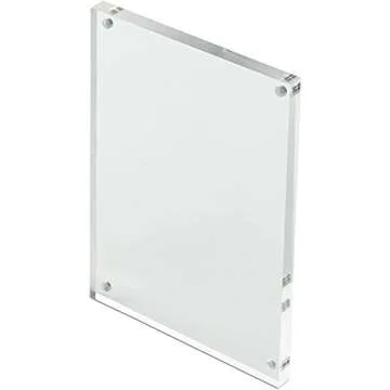 Juvale Magnetic Acrylic Picture Frame - 5x7 Inch (2 Pack)