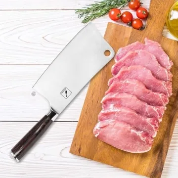 imarku 7" Meat Cleaver - Ultra Sharp Kitchen Knife