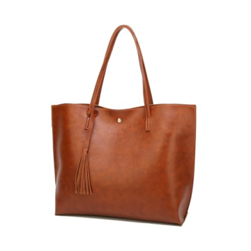 Stylish Dreubea Faux Leather Tote Bag for Everyday Use