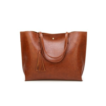 Stylish Dreubea Faux Leather Tote Bag for Everyday Use