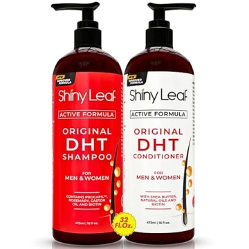 DHT Blocker Shampoo and Conditioner for Hair Loss With Biotin For Men, Women, Anti-Hair Loss Treatme...