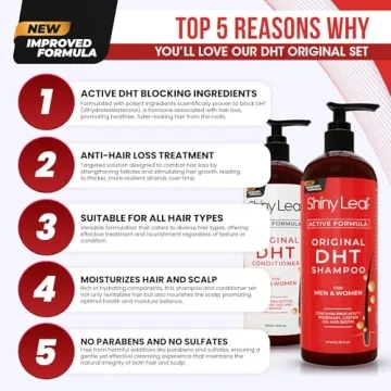Revitalize Hair Growth with DHT Blocker Shampoo Set