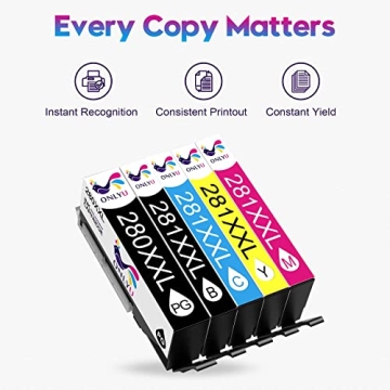 ONLYU Compatible Ink Cartridges for Canon Printers