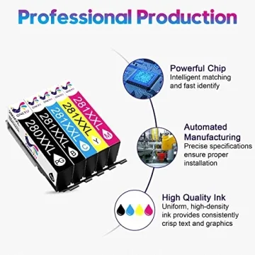 ONLYU Compatible Ink Cartridges for Canon Printers