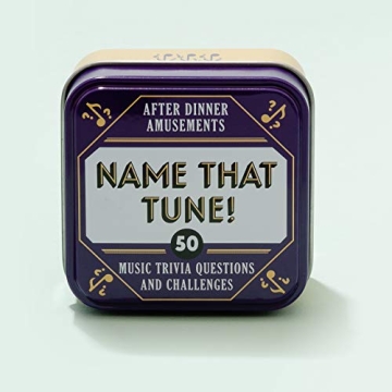 After Dinner Amusements Name That Tune Music Trivia Game