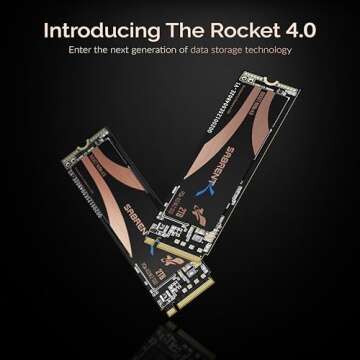 SABRENT 2TB Rocket NVMe PCIe 4.0 M.2 Internal SSD for High-Speed Storage Solutions