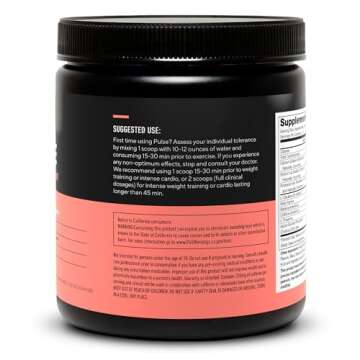 LEGION Natural Energy Preworkout - No Additives, Best Boost