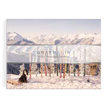 Gray Malin The Winter Holiday 500 Piece Double Sided Puzzle from Galison - Jigsaw Puzzle Featuring M...