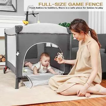 Mereryi Baby Bassinet Bedside Sleeper Portable Crib