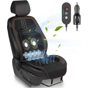 Paffenery Cooling Car Seat Cover for Comfort & Convenience