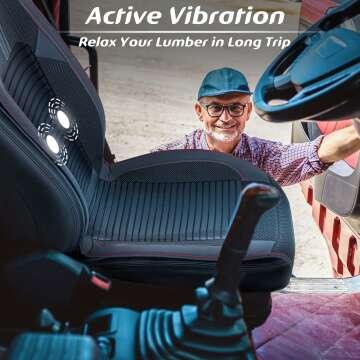 Paffenery Cooling Car Seat Cover for Comfort & Convenience