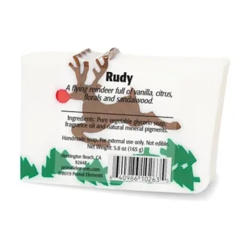 Primal Elements Glycerin Christmas Bar Soap for All Skin Types