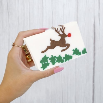 Primal Elements Glycerin Christmas Bar Soap for All Skin Types