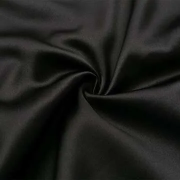 Miessial Women's Spaghetti Straps V Neck Satin Camisole Sleeveless Soft Tank Tops Black 8