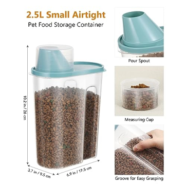 ANVS Dog Food Storage Container Up to 20lbs Collapsible