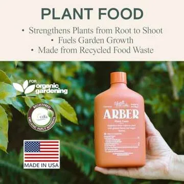 Organic Plant Food – Liquid Fertilizer for Indoor & Outdoor Plants, Nutrient-Rich Formula for Grow...
