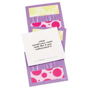 TableTopics Slumber Party to Go - 40 Fun Conversation Cards for Girls