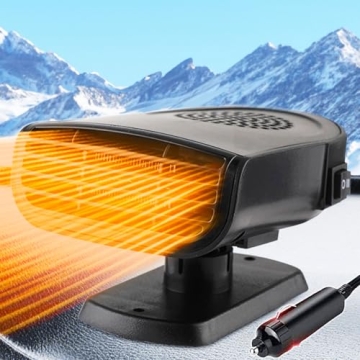 Portable Car Heater & Cooler: 12V Defrost Defogger for All Vehicles