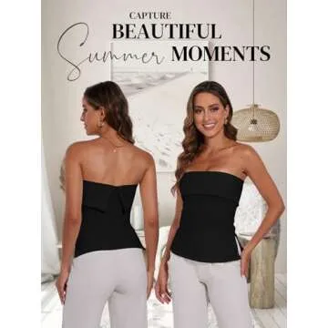 Stylish Strapless Tube Top for Women – Trendy Summer Must-Have