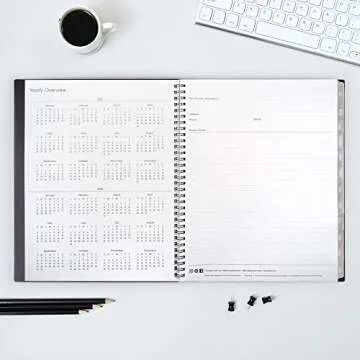 Blue Sky 2023-2024 Academic Year Planner with Flex Cover