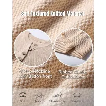 Flygo Womens Cozy Midi Sweater Dress for All Occasions