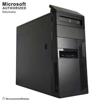 Lenovo ThinkCentre M92p Tower Desktop PC - Renewed Performance